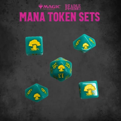 MTG Beadle & Grimm's Green Mana Token Set - Imagen 3