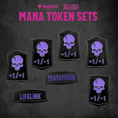 MTG Beadle & Grimm's Black Mana Token Set - Imagen 5