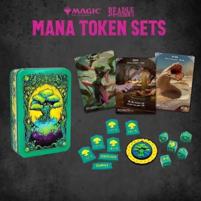 MTG Beadle & Grimm's Green Mana Token Set