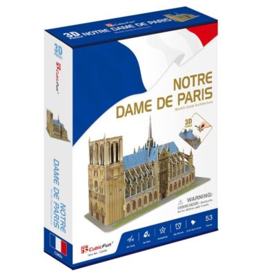 Puzzle - 3D Notre Dame De Paris Pequeño