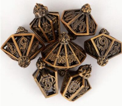 Set Dice Bell (7 Dice) – Set Dice Metal