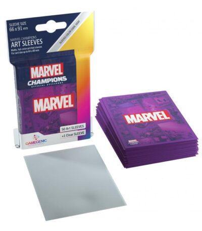 Funda - Gamegenic Marvel Champions Art Sleeves 66 x 91 (50ct) Purple - Imagen 2