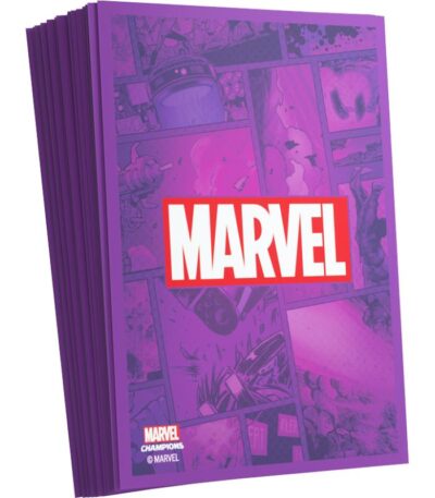 Funda - Gamegenic Marvel Champions Art Sleeves 66 x 91 (50ct) Purple - Imagen 3