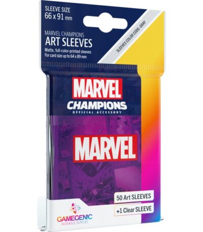 Funda - Gamegenic Marvel Champions Art Sleeves 66 x 91 (50ct) Purple