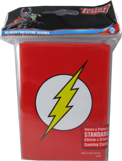 Funda-Ultra Pro Justice League Standard 66 x 91 (65ct) The Flash