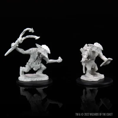 Mini. D&D Nolzur's Marvelous Unpainted Minis: Goblin Guide & Bushwhacker - Imagen 2