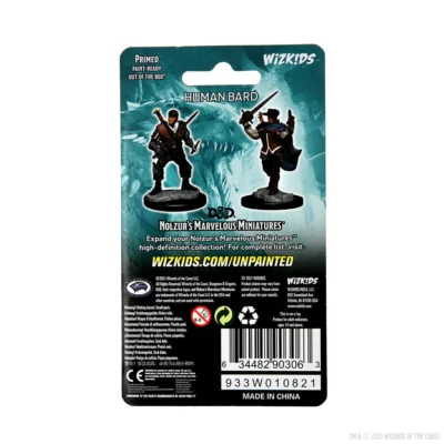 Mini Nolzur's Marvelous: Human Bard - Wizkids - Imagen 2