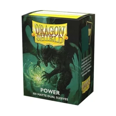 Dragon Shield: Dual Matte Sleeves - Power (100 Sleeves)