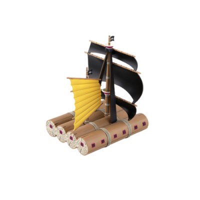 One Piece Model Kit: Grand Ship Collection- Marshall D. Teach's Ship - Imagen 6