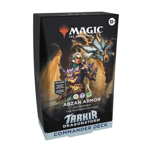 MTG: Tarkir Dragonstorm: Commander Deck Abzan Armor (WBG) – Wizards of the Coast