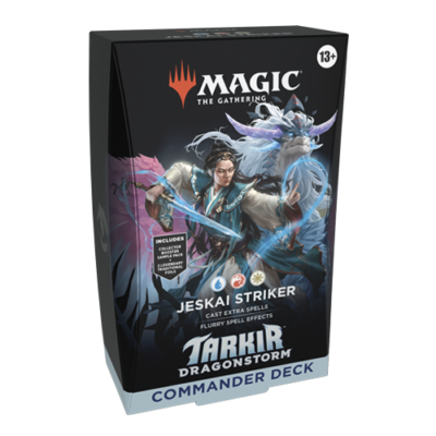 MTG: Tarkir Dragonstorm: Commander Deck Jeskai Striker (URW) – Wizards of the Coast