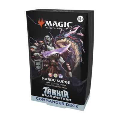 MTG: Tarkir Dragonstorm: Commander Deck Mardu Surge (RWB) – Wizards of the Coast