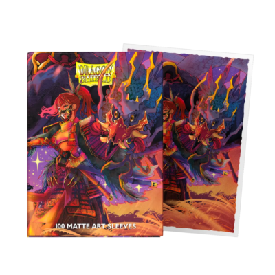 Matte Art Sleeve - The Fallen - Shana & Huro- Standard Size (100 Qty) - Dragon Shield