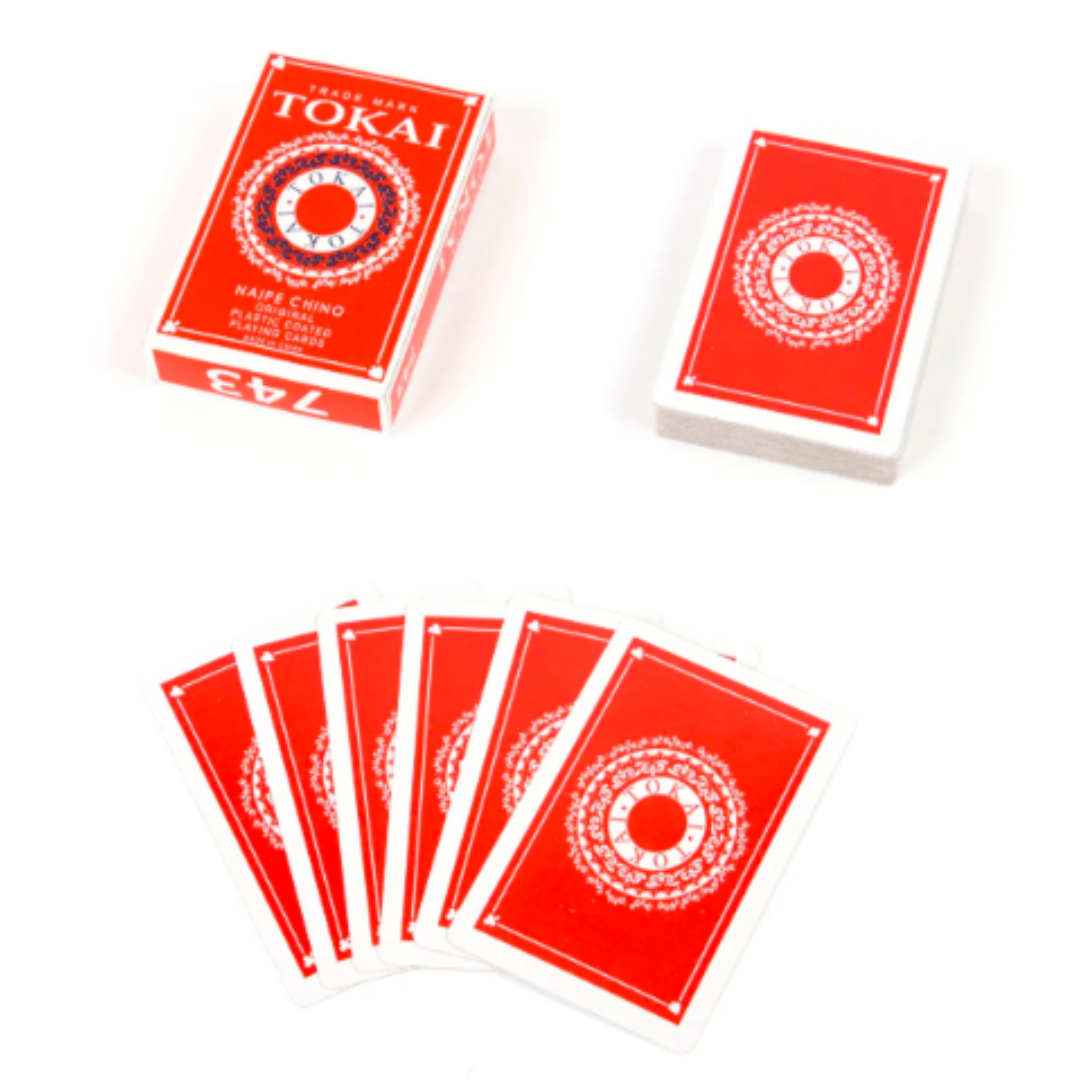 Trade Mark TOKAI Plastic coated cards Red