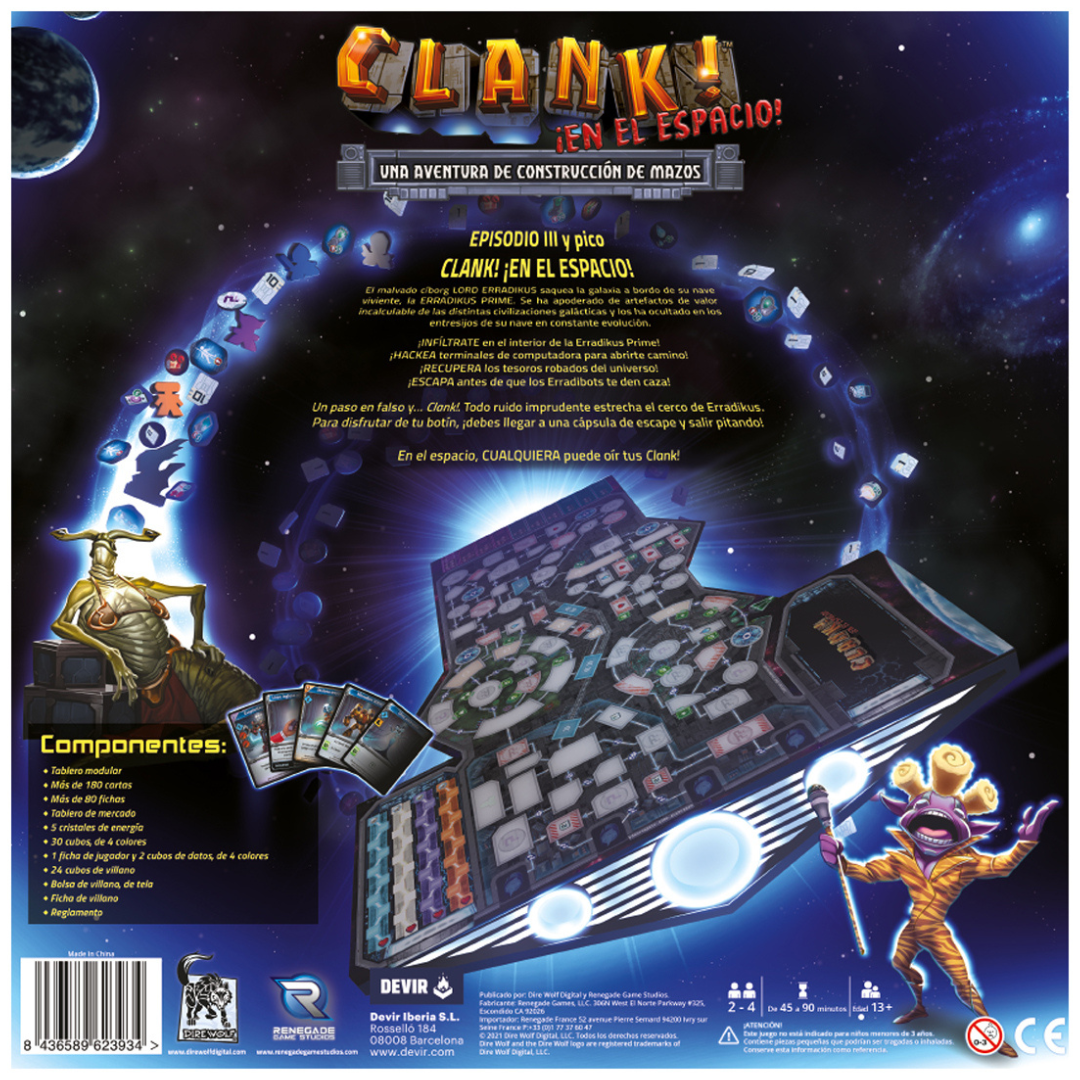 Clank En el Espacio: Una Aventura de Construcción de Mazos - Devir - Imagen 2