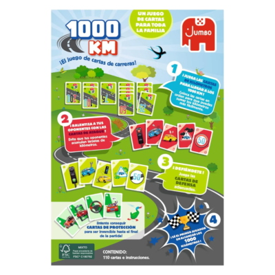 1000 KM El Juego de Cartas de Carrera - Jumbo - Imagen 2