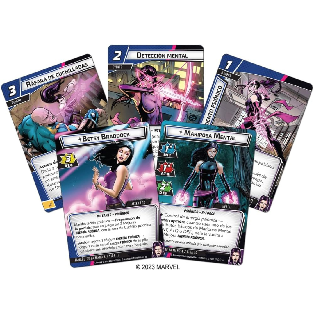 Marvel Champions LCG - Psylocke - Fantasy Flight - Imagen 2