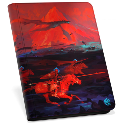 Binder Zipfolio 360 18-Pocket-Xenoskin Zippered: Crowned With Fire - Ultimate Guard